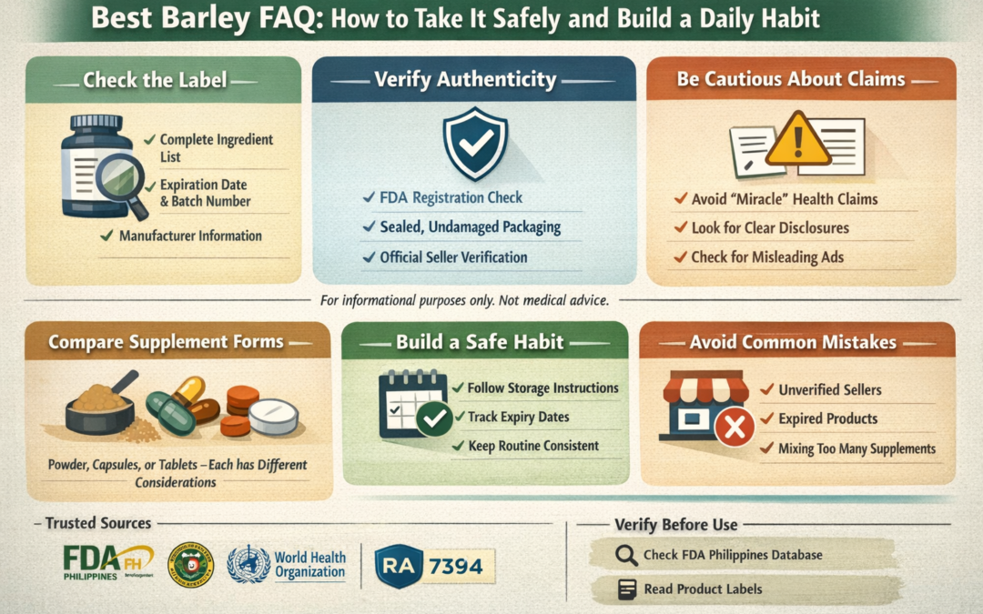 Best Barley FAQ: How to Take It Safely and Build a Daily Habit