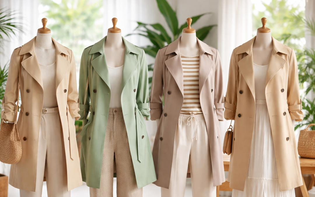 Lightweight Trench Coats for Tropical Winters