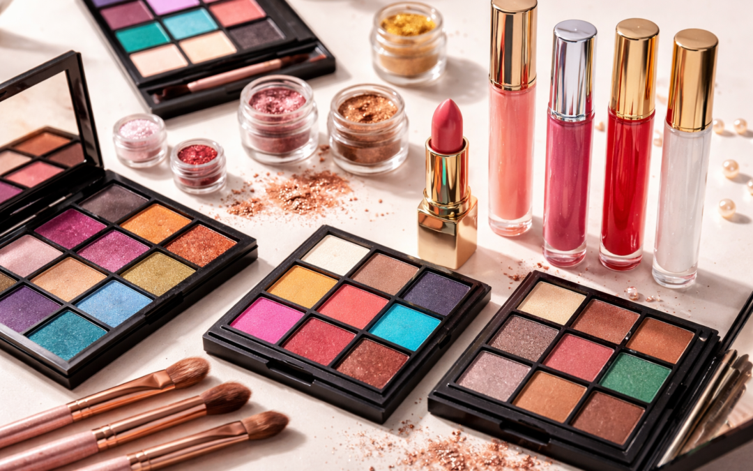 Bold Pigmented Eyeshadow & Glossy Lips