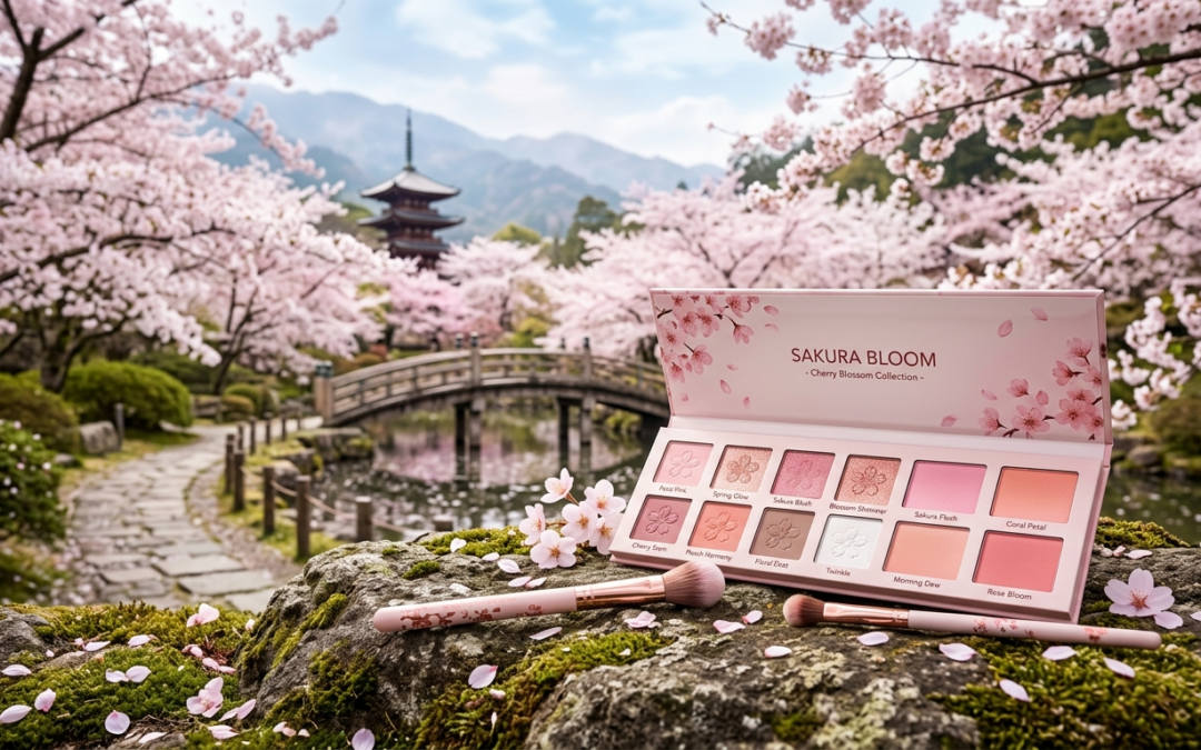 Cherry Blossom Inspired Eyeshadow & Blush