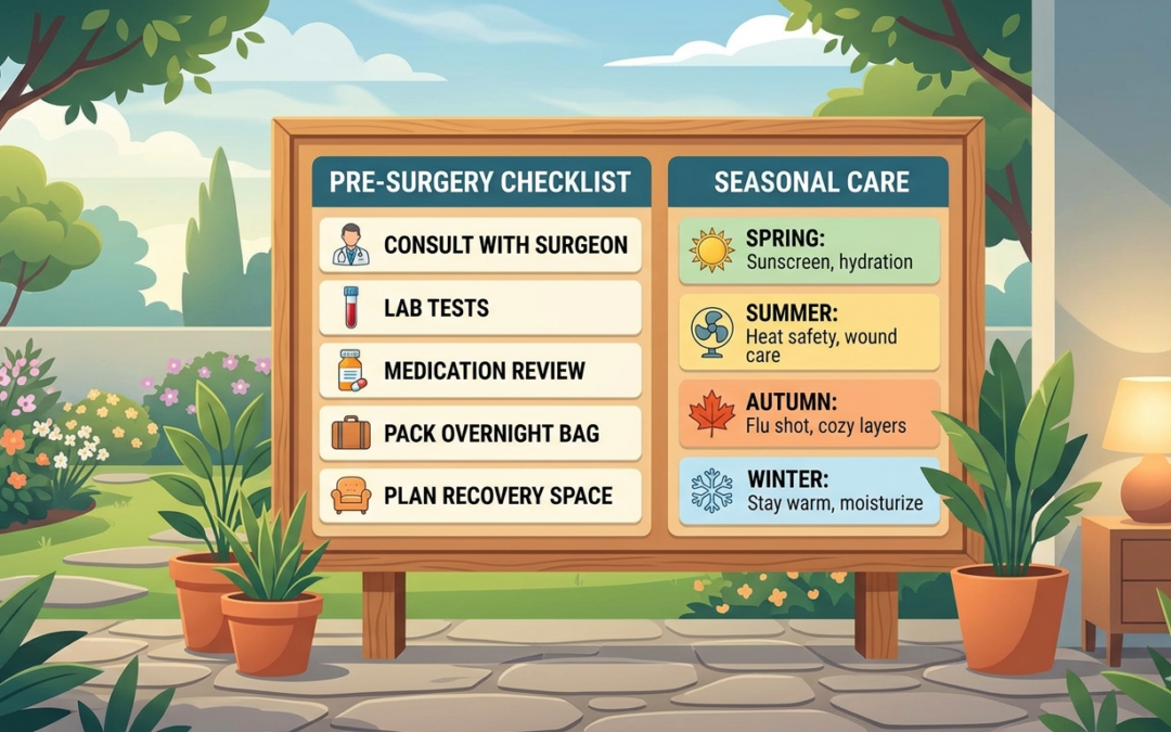 Pre-Surgery Checklist & Seasonal Care