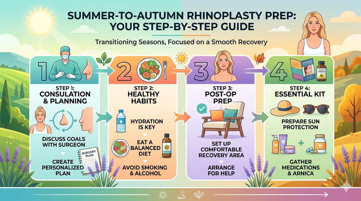 Visual diagram showing seasonal elements like sunlight, temperature, and scheduling considerations