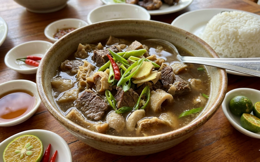 Sinanglao (Beef soup)