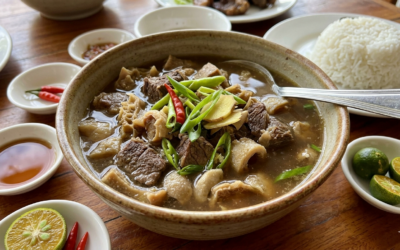 Sinanglao (Beef soup)