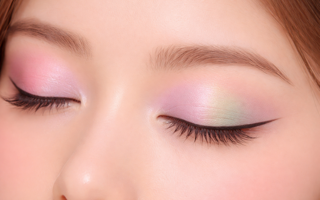 Soft Pastel Eyes & Minimal Eyeliner