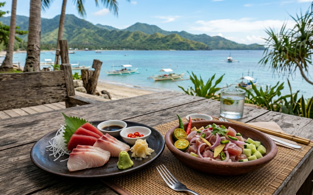 Tuna Sashimi / Kinilaw na Tuna